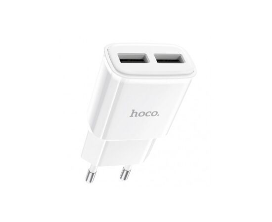  СЗУ HOCO C88A Star round, 2USB, 2.4A (белый) 
