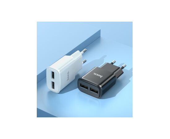  СЗУ HOCO C88A Star round, 2USB, 2.4A (белый) 