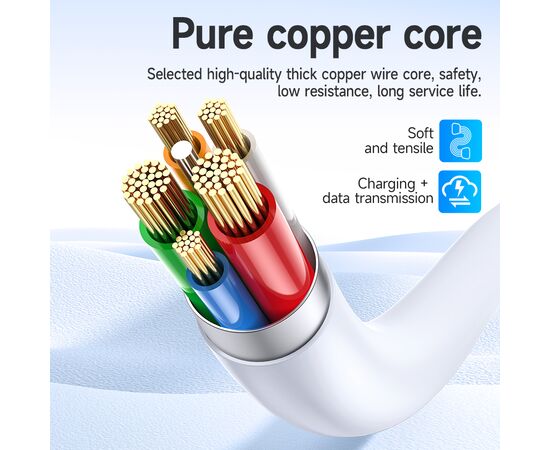  СЗУ HOCO C106A Leisure, 1USB + Type-C (EU) (белый) 