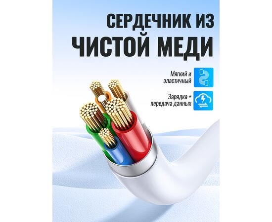  СЗУ HOCO C106A Leisure, 1USB + Type-C (EU) (белый) 