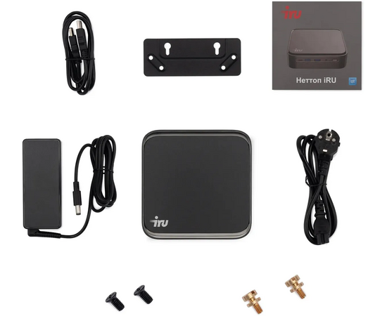  Неттоп IRU 310TLCN (1975175) i5 1135G7 (2.4) 16Gb SSD512Gb Iris Xe noOS GbitEth WiFi BT черный 