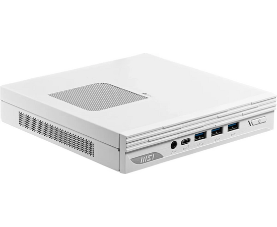  Неттоп MSI Pro DP10 12M-221RU (9S6-B0A622-221) i5 1235U (1.3) 16Gb SSD512Gb Iris Xe Windows 11 Professional GbitEth WiFi BT 120W белый 