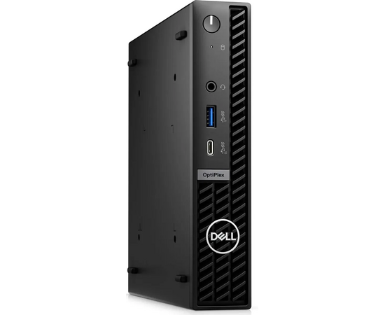  Неттоп Dell Optiplex 7020-3861 Micro i3 14100T (2.7) 8Gb SSD256Gb UHDG 730 Windows 11 Professional GbitEth 260W мышь клавиатура черный 