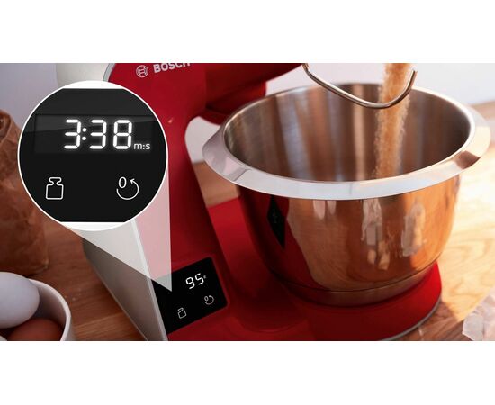  Кухонная машина Bosch MUM5X720 красный/серый 