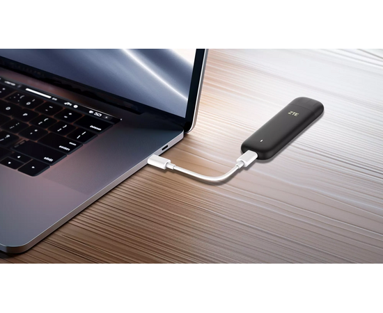  Модем 3G/4G ZTE F30Pro USB Wi-Fi VPN Firewall +Router внешний черный 