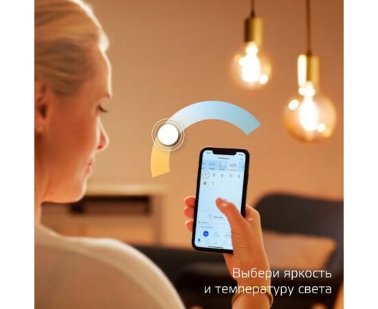  Умная лампа Gauss IoT Smart Home (1370112) E27 6.5Вт 720lm Wi-Fi 