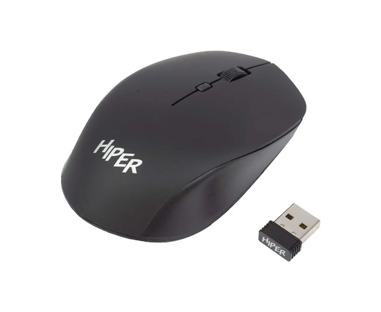  Мышь беспроводная HIPER HOMW-091 1600dpi, черный 