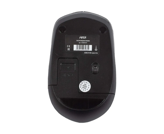  Мышь беспроводная HIPER HOMW-091 1600dpi, черный 