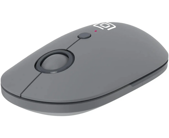  Мышь OKLICK 409MW графитовый оптическая 1600dpi silent беспров. BT/Radio USB для ноутбука 4but (2007545) 