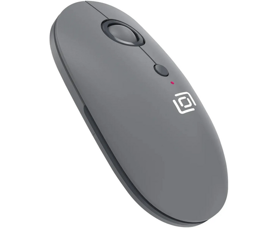  Мышь OKLICK 409MW графитовый оптическая 1600dpi silent беспров. BT/Radio USB для ноутбука 4but (2007545) 