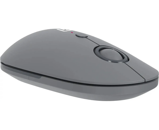  Мышь OKLICK 409MW графитовый оптическая 1600dpi silent беспров. BT/Radio USB для ноутбука 4but (2007545) 