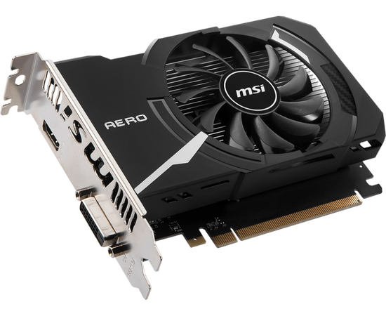  VGA MSI GeForce GT1030 Aero ITX 2GD4 OC 2GB 64bit GDDR4 (1189-1430/2100) SL-DVI-D/HDMI, TPD 20W (GT 1030 AERO ITX 2GD4 OC) 