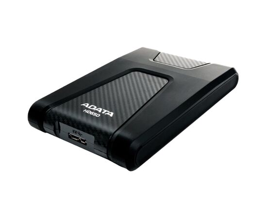  HDD ext 2.5" 1.0TB USB3.1 ADATA DashDrive Durable HD650, ударопрочный, чёрный (AHD650-1TU31-CBK) Anti-shock Silicone, Scratchproof 