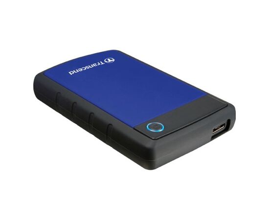  HDD ext 2.5" 1.0TB USB3.0 Transcend StoreJet 25H3, прорезиненный, синий (TS1TSJ25H3B) 