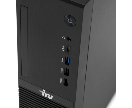  ПК IRU 310SC SFF i3 12100 (3.3) 8Gb SSD256Gb UHDG 730 Windows 11 Professional GbitEth 200W черный (1969054) 