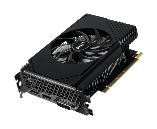  Видеокарта Palit RTX3050 Stormx OC (NE63050S18JE-1070F/1072F) Nvidia GeForce RTX 3050 PCI-E 4.0 6Gb 96bit GDDR6 1042/14000 DVIx1 HDMIx1 DPx1 HDCP Ret 