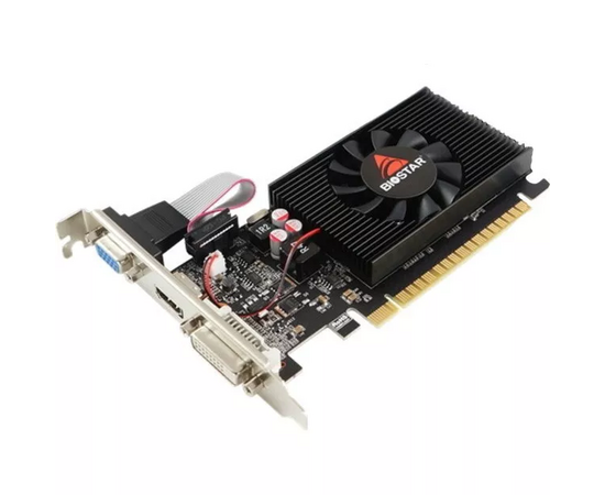  Видеокарта Biostar Nvidia GeForce GT 710 GT710-2GB D3 LP (VN7103THX6) PCI-E 2Gb 64bit DDR3 954/1333 DVIx1 HDMIx1 CRTx1 HDCP Ret low profile 