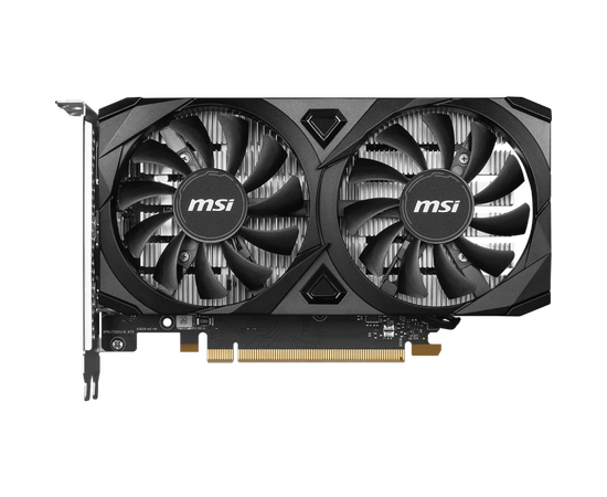  Видеокарта MSI Nvidia GeForce RTX 3050 6 Гб (3050 Ventus 2X E 6G OC) GDDR6 96 бит PCIE 4.0 16x 2xВыход HDMI 1xВыход DisplayPort 