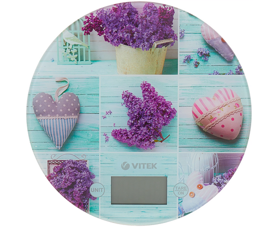  Весы кухонные Vitek VT-2426 сиреневый 