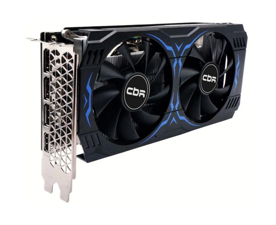  Видеокарта CBR RTX3050 8Gb (VGA-STX3050-8G-RTL) GDDR6, 128bit, 1552-1777Mhz, 1*DP + 1*HDMI 2.1 + 1*DVI, 130W, Ret 