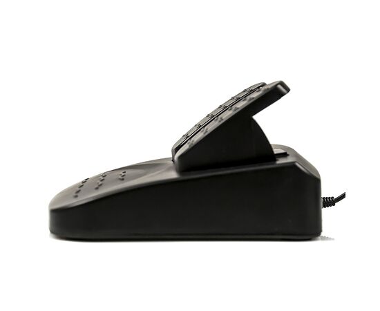  Игровой руль Dialog GW-125VR E-Racer - эф.вибрации, 2 педали, рычаг ПП, PC USB (115119) 