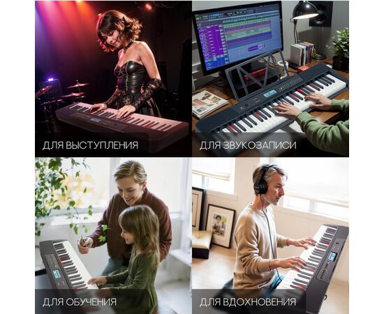  Синтезатор TESLER KB-6160 Black 