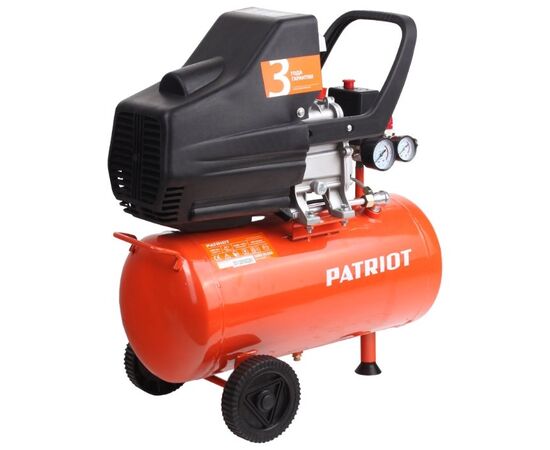  Компрессор поршневой Patriot Euro 24/240 оранжевый 