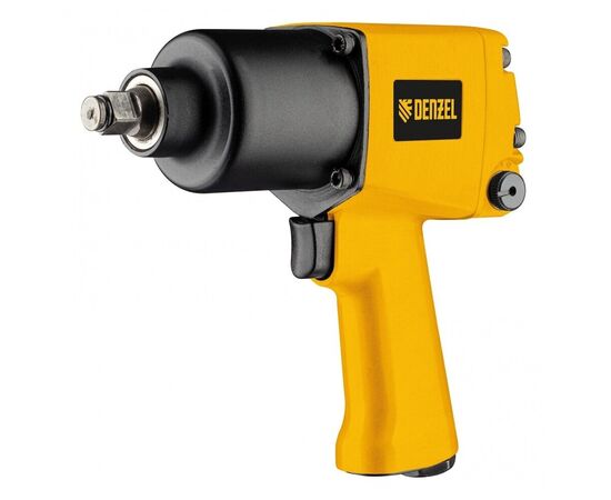  Ударный пневмогайковерт Denzel IW860+набор головок, 1/2", 7000 об/мин, 868 Нм 
