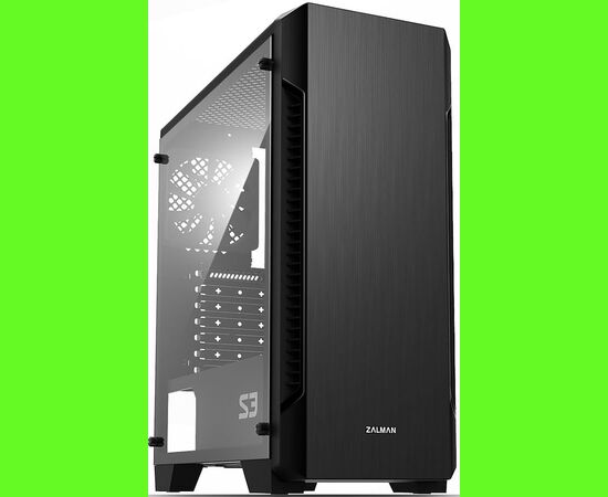  Корпус Zalman S3 черный, без БП, ATX 2x120mm 2xUSB2.0 1xUSB3.0 audio bott PSU 
