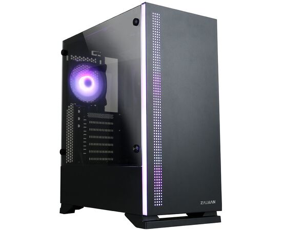  Корпус Zalman S5 черный без БП ATX 6x120mm 2x140mm 2xUSB2.0 1xUSB3.0 audio bott PSU 