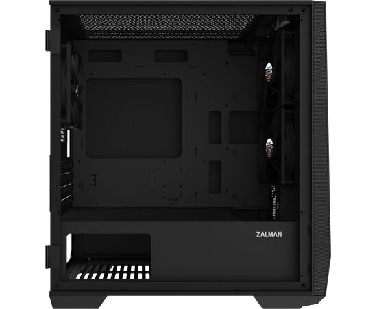  Корпус ZALMAN Z1 Iceberg, ATX, Black, Window, 2xCombo (3.5" OR 2.5"), 3x2.5", 1xUSB2.0, 2xUSB3.0, FRONT 2x120mm, REAR 1x120mm 