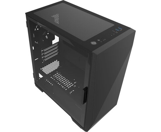  Корпус ZALMAN Z1 Iceberg, ATX, Black, Window, 2xCombo (3.5" OR 2.5"), 3x2.5", 1xUSB2.0, 2xUSB3.0, FRONT 2x120mm, REAR 1x120mm 