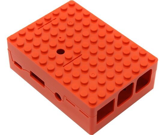  Корпус ACD RA183 red для микрокомпьютера Raspberry Pi 3 Red ABS Plastic Building Block case for Raspberry Pi 3 