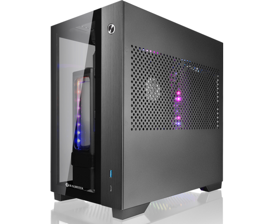  Корпус Raijintek Paean MINI 0R20B00213 black, Mini-ITX, for psu ATX PS/2, USB3.0x2, USB2.0x2, HD Audiox1 