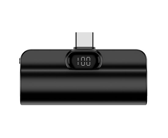  Внешний аккумулятор PERO PB12 5000 mAh, Li-Pol, с подставкой, черный 