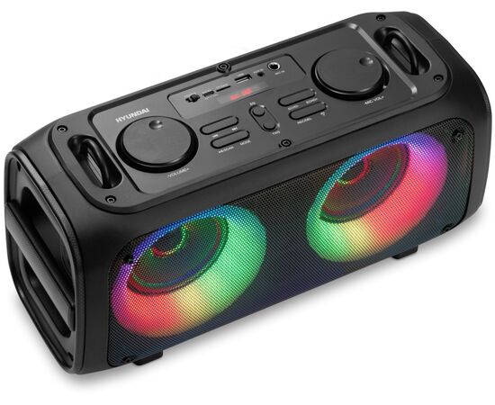  Портативная колонка Hyundai H-PS1030 черный/черный 