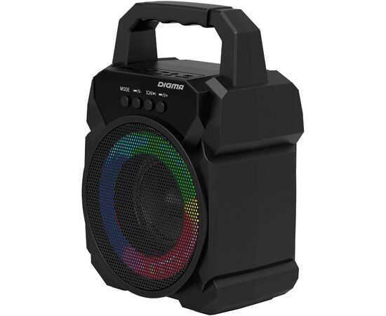  Колонка портативная Digma D-PS1500 черный (SP1500B) 