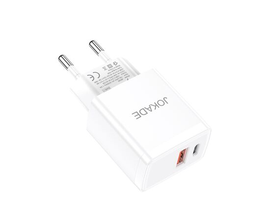  Зарядное устройство JOKADE JB099 PD30W+QC3.0 white 