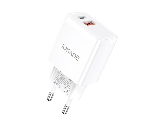  Зарядное устройство JOKADE JB099 PD30W+QC3.0 white 