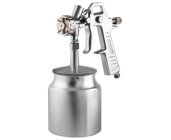  Краскораспылитель Stayer Master 06472-1.5 225л/мин соп.:1.5мм бак:0.75л серебристый 