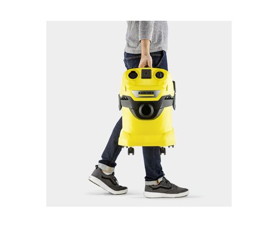  Строительный пылесос Karcher WD 4 P V-20/5/22 (1.628-270.0) желтый 