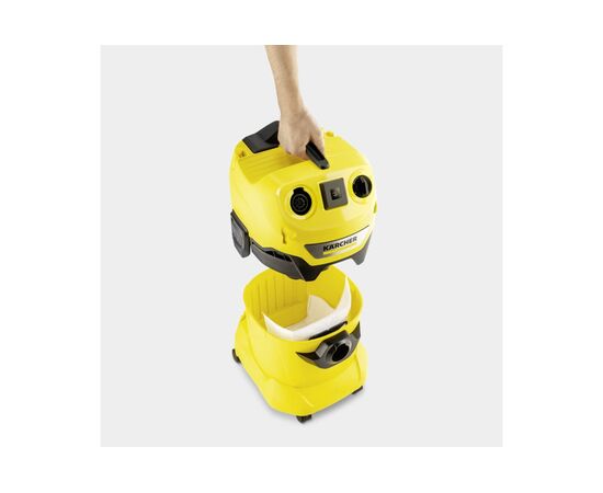  Строительный пылесос Karcher WD 4 P V-20/5/22 (1.628-270.0) желтый 