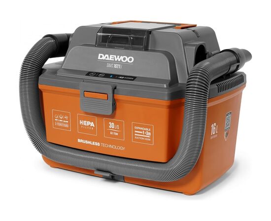  Пылесос аккумуляторный DAEWOO DAVC 1621Li SET с АКБ и ЗУ 
