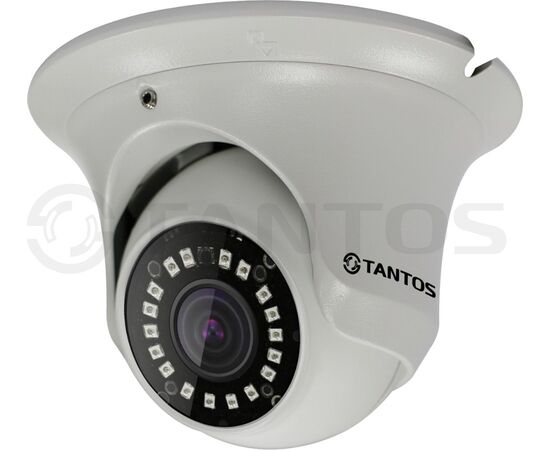  Камера видеонаблюдения IP Tantos TSi-Ee25FP 2.8-2.8мм цв. корп. белый/черный (00-00122959) 