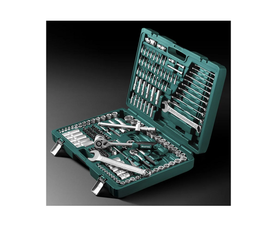  Набор инструментов KRAFTOOL X Drive 27888-H216 универсальный 216 предм. (1/2"+3/8"+1/4") 