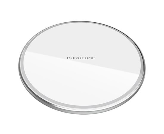  Беспроводное зарядное устройство BOROFONE BQ3 Preference с Кабелем USB - Micro, 2A, 5W/7.5W/10W, серебристый 