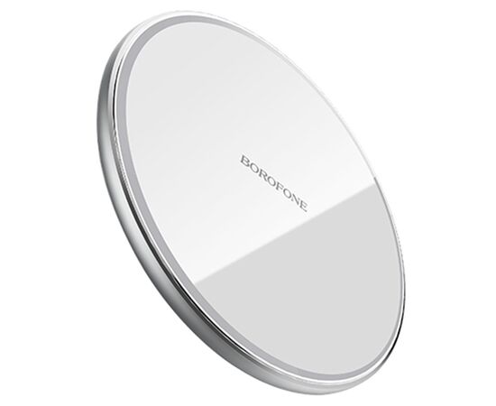  Беспроводное зарядное устройство BOROFONE BQ3 Preference с Кабелем USB - Micro, 2A, 5W/7.5W/10W, серебристый 