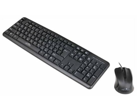  Клавиатура + мышь Oklick 600M клав:черный мышь:черный USB 