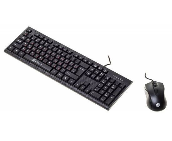  Клавиатура + мышь Oklick 620M клав:черный мышь:черный USB 