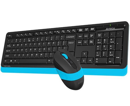  Клавиатура + мышь A4Tech Fstyler FG1010 blue 